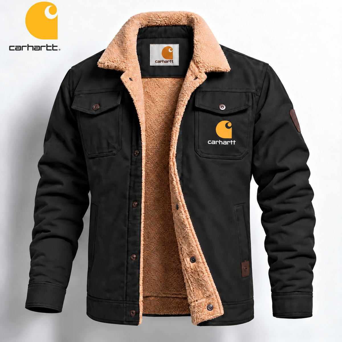 Men's Contrast-Lined Utility Jacket