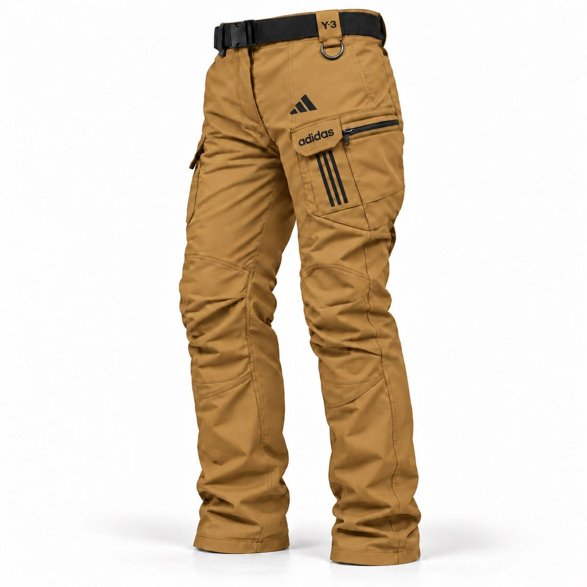 Tan men's cargo trousers