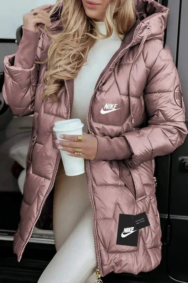 Quilted Hooded Puffer Coat