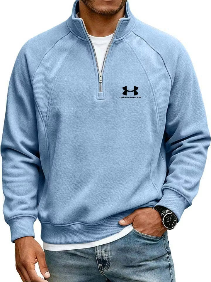 Men’s Textured Quarter-Zip Pullover