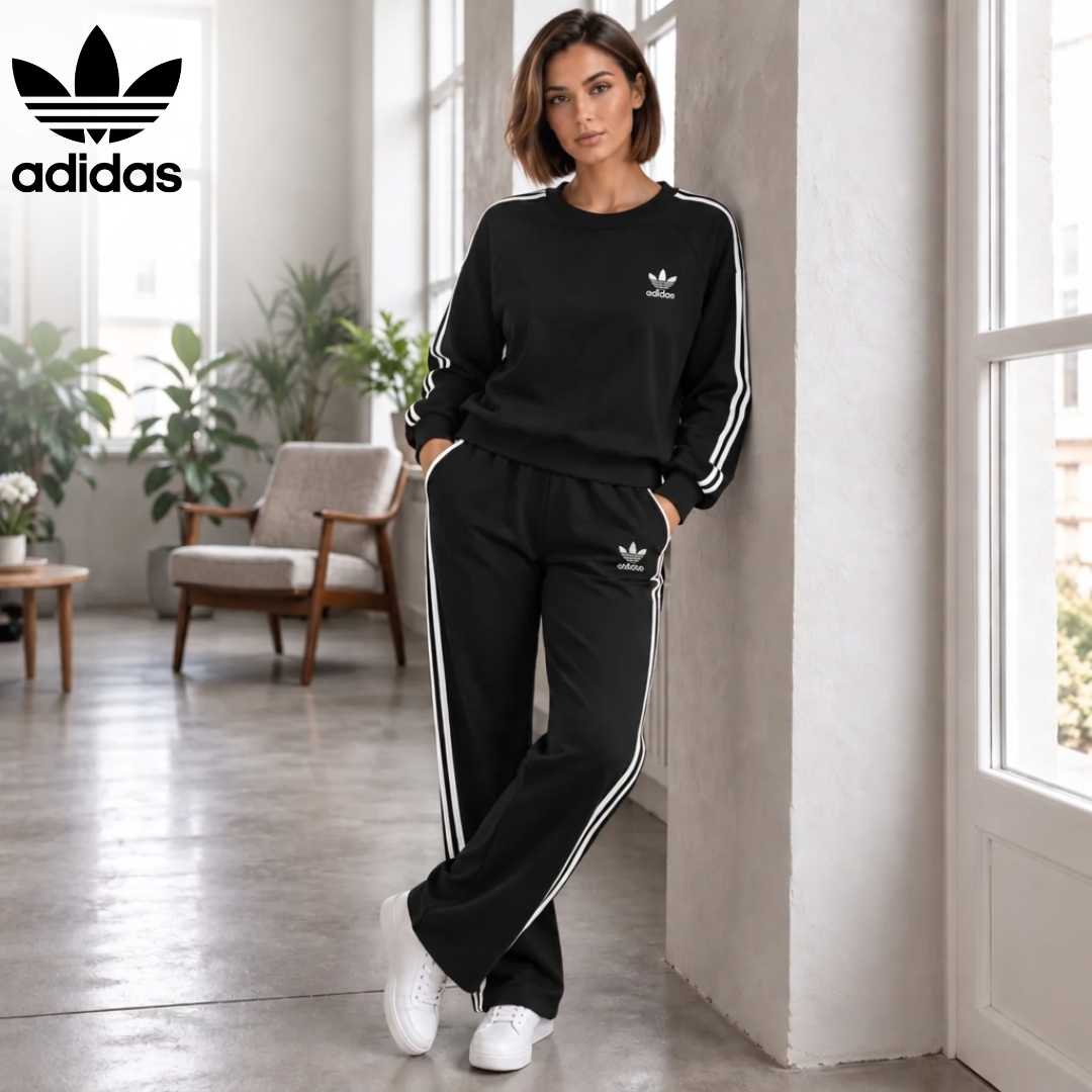 Women's Contrast-Stripe Relaxed Tracksuit