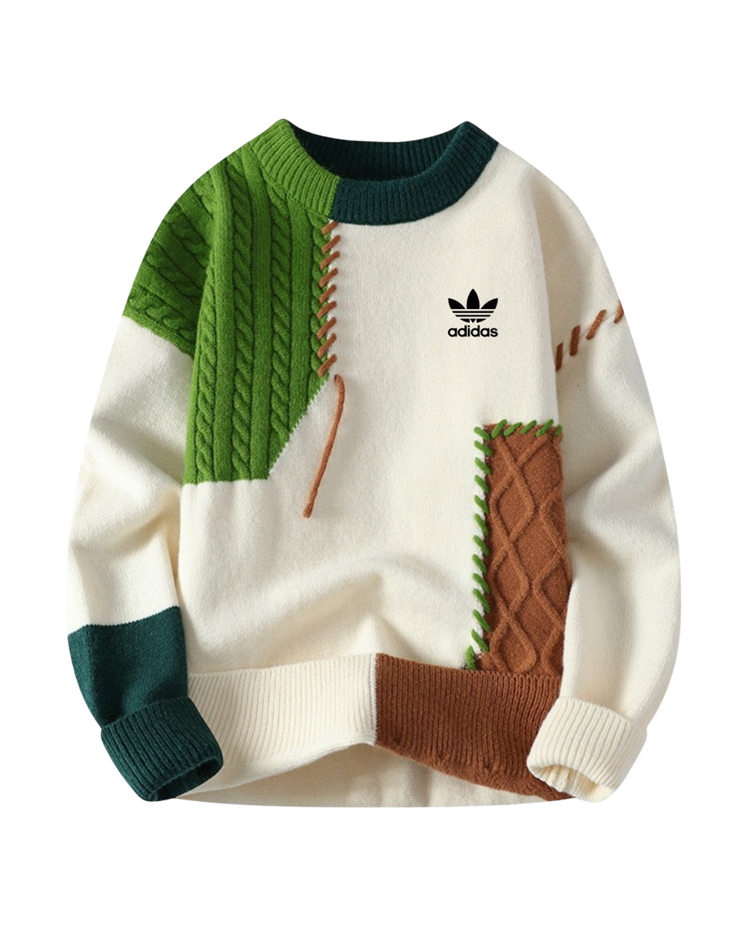 Retro Geometric Color -  Block Sweater