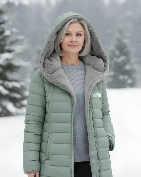 Quilted Hooded Longline Coat