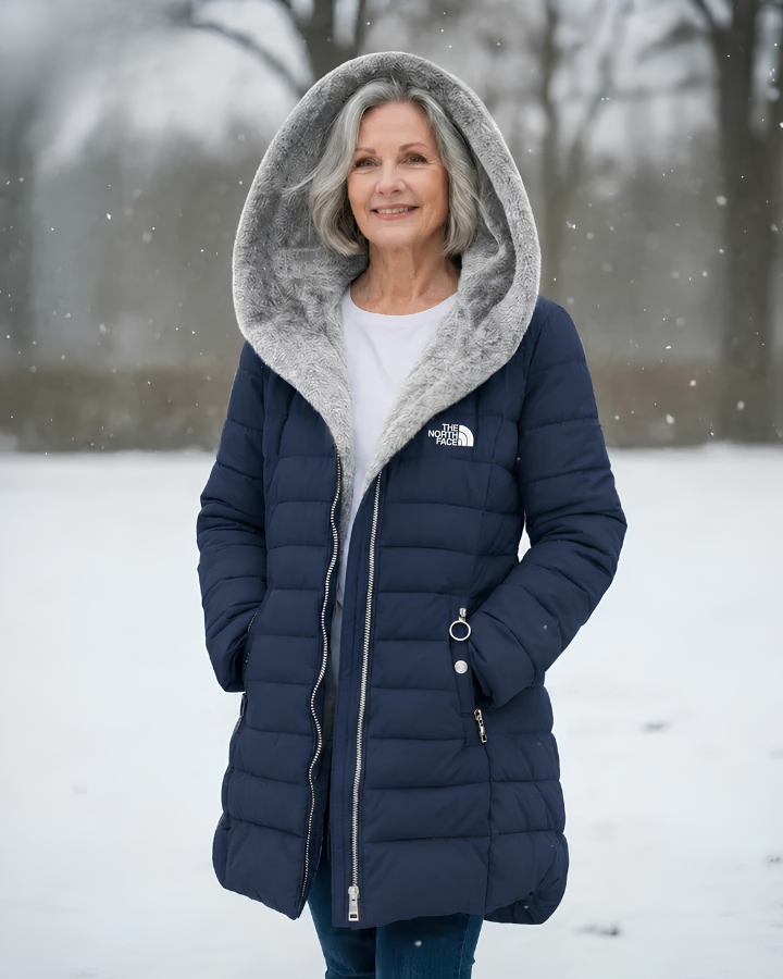 Quilted Hooded Longline Coat