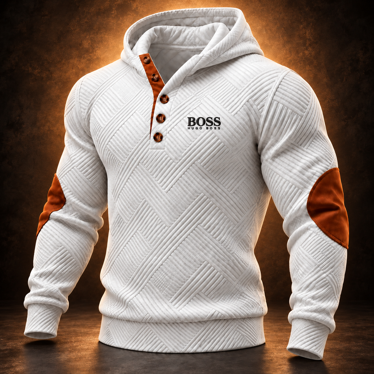 Heritage Basketweave Knit Hoodie