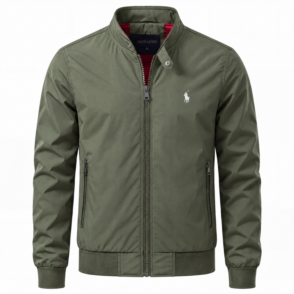 Men's Stand-Collar Full-Zip Jacket